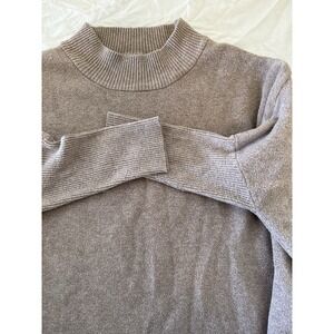 By And By Drop Shoulder Brown Sweater Cottagecore Fairycore Size Large